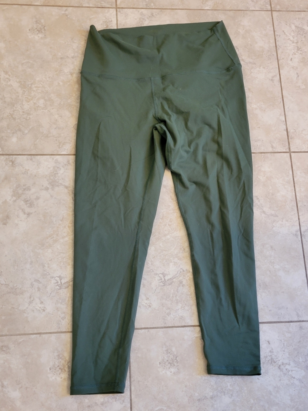 High Waist Born Primitive Green Leggings, Size XXL
